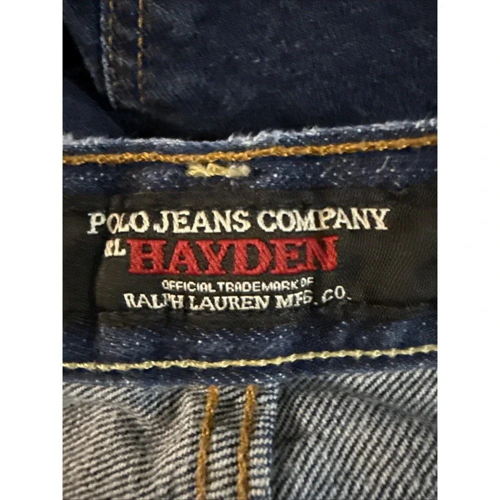 Men's Polo RL Ralph Lauren  32x32 Hayden w/grinding jeans